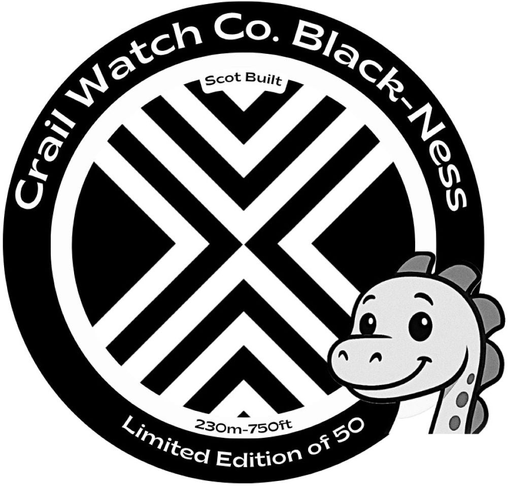 Crail The Black-Ness Limited Edition of 50 Watches Hand-Built (Nessie Approved)