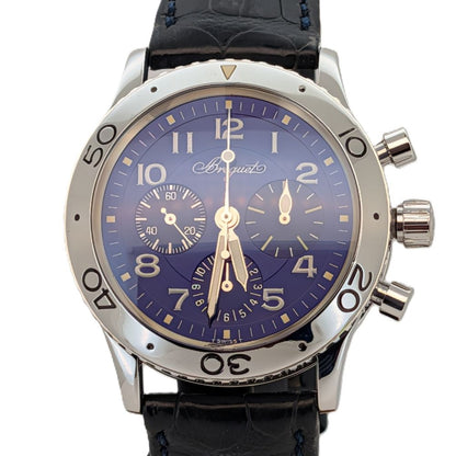 Breguet Type XX Aeronvale Ref.5807 very rare Blue dial Chronograph