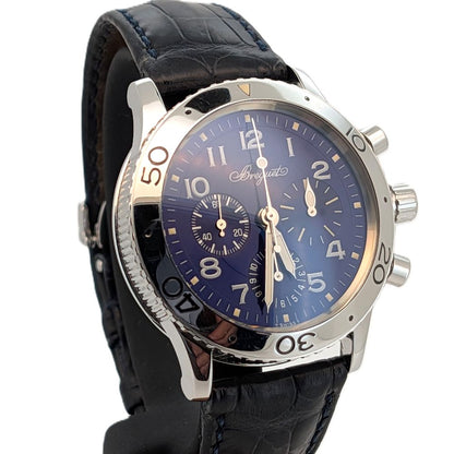 Breguet Type XX Aeronvale Ref.5807 very rare Blue dial Chronograph