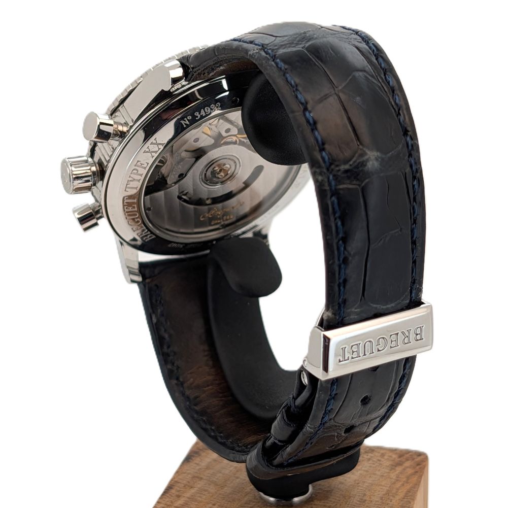 Breguet Type XX Aeronvale Ref.5807 very rare Blue dial Chronograph