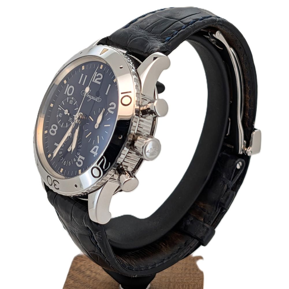 Breguet Type XX Aeronvale Ref.5807 very rare Blue dial Chronograph