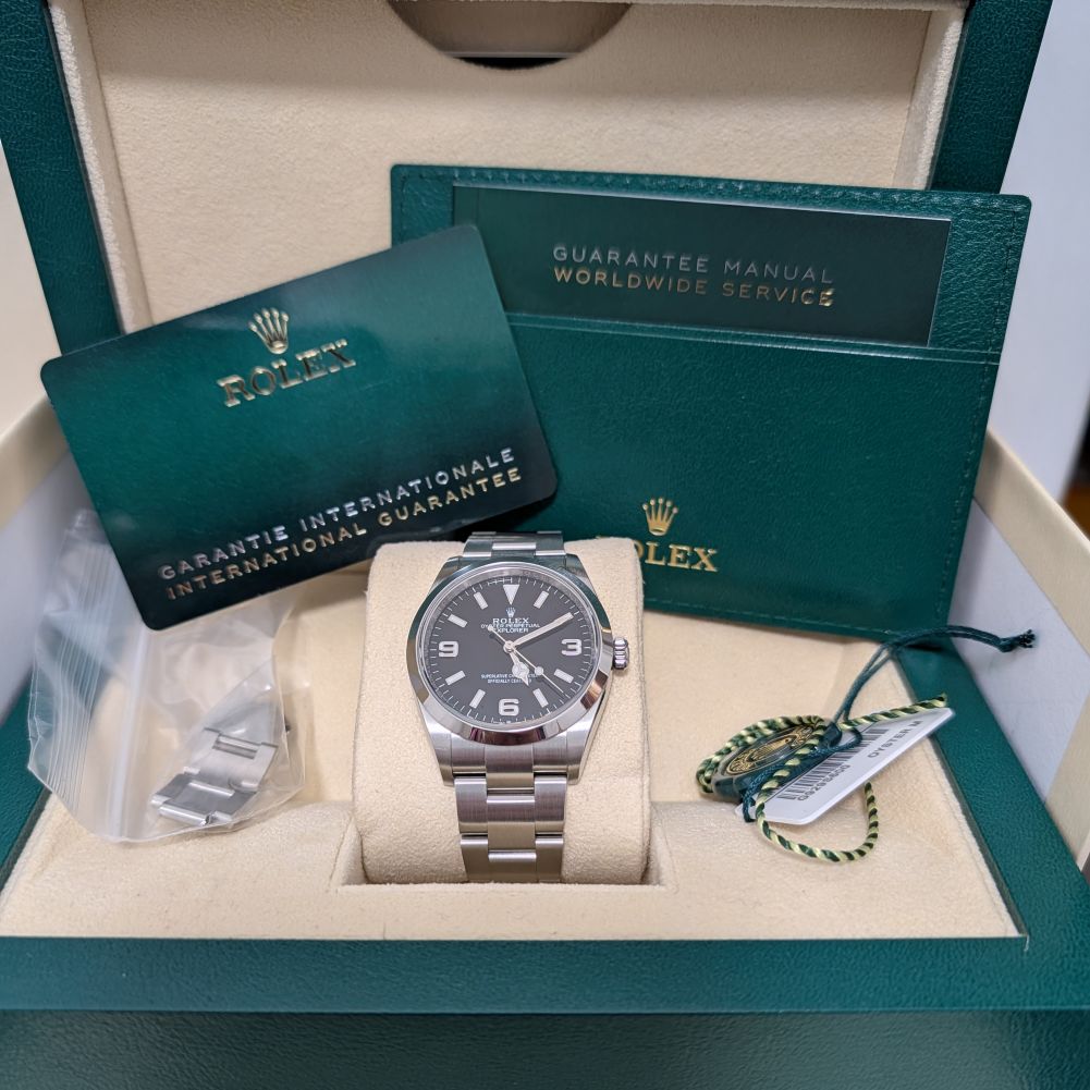 Rolex Explorer 124270 watch from 2024