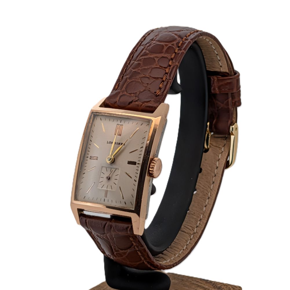 Longines vintage 14k gold and stainless watch (1950's)
