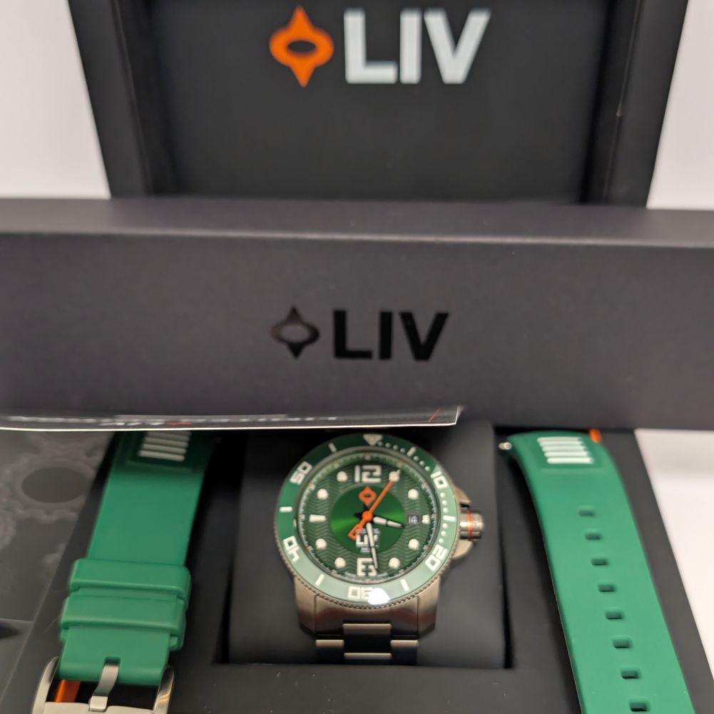 LIV GX-Divers 41mm Gamma Green Watch