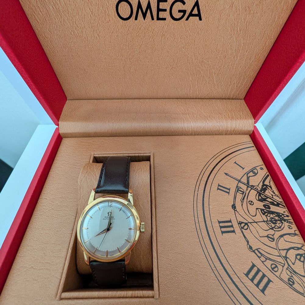 Omega Seamaster 14k Gold watch from 1956