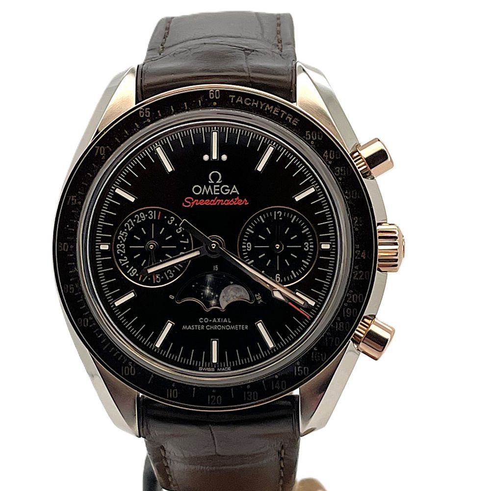 Omega Speedmaster Moonphase Watch Chocolate Dial