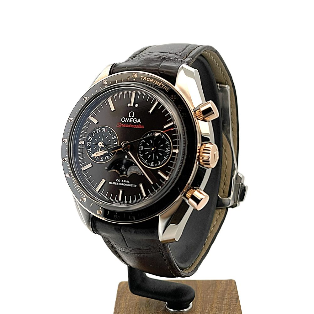 Omega Speedmaster Moonphase Watch Chocolate Dial