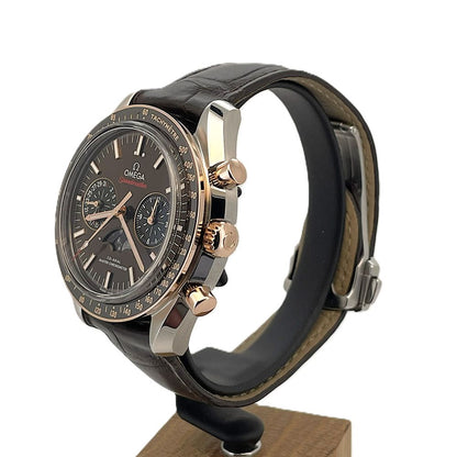 Omega Speedmaster Moonphase Watch Chocolate Dial