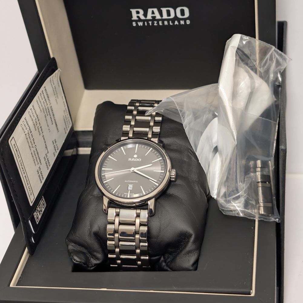 Rado DiaMaster Automatic Ceramic Watch from 2015 Full Set