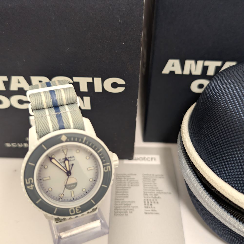 Swatch x Blancpain Fifty Fathoms Antarctic Ocean Watch