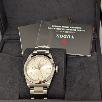 Tudor Black Bay 41 Heritage 79540 Silver Dial Watch Full Set (Partially Stickered)