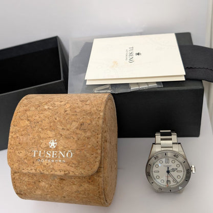 Tuseno Shellback White Dial Watch Full set from 2024