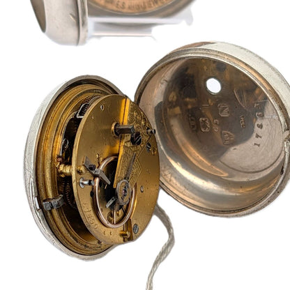 Double Cased Silver Fusee Pocket watch from c1831 Functioning retailed by G A Moir Brechin