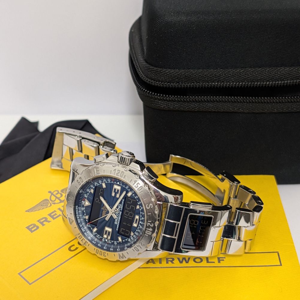 Breitling Airwolf with Breitling Copilot Module very rare
