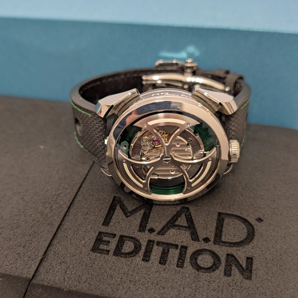 MB&F M.A.D. 1 Green watch Full Set 2024