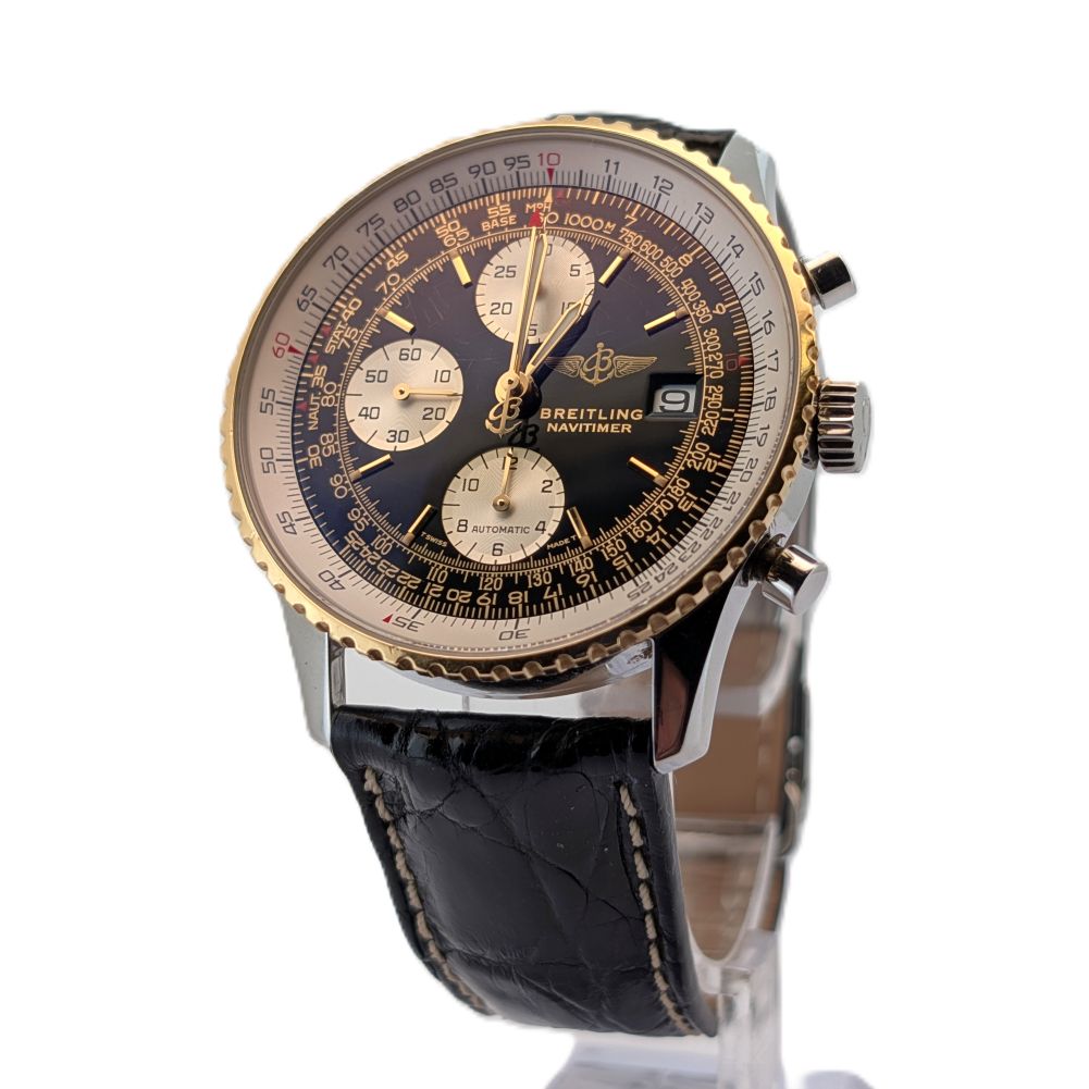 Breitling Old Navitimer Watch with Box and Papers